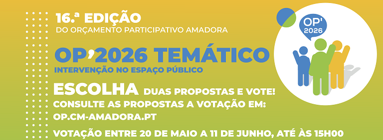 OP 2026 Amadora Votação OP 2026 Amadora Votação